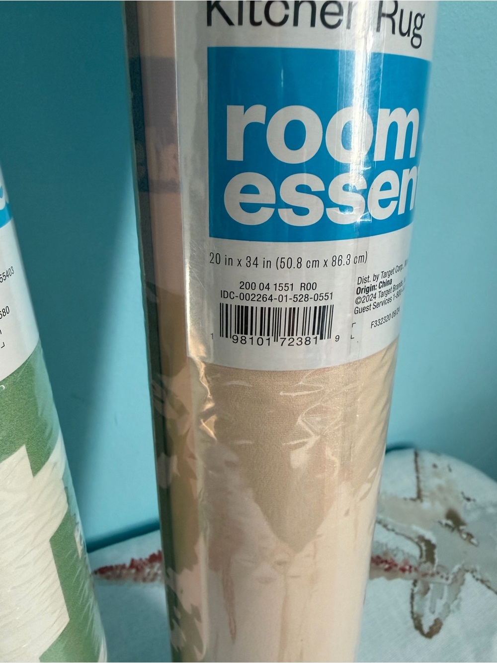 Target Room Essentials Beige Kitchen Rug Roll - Picture 3 of 6